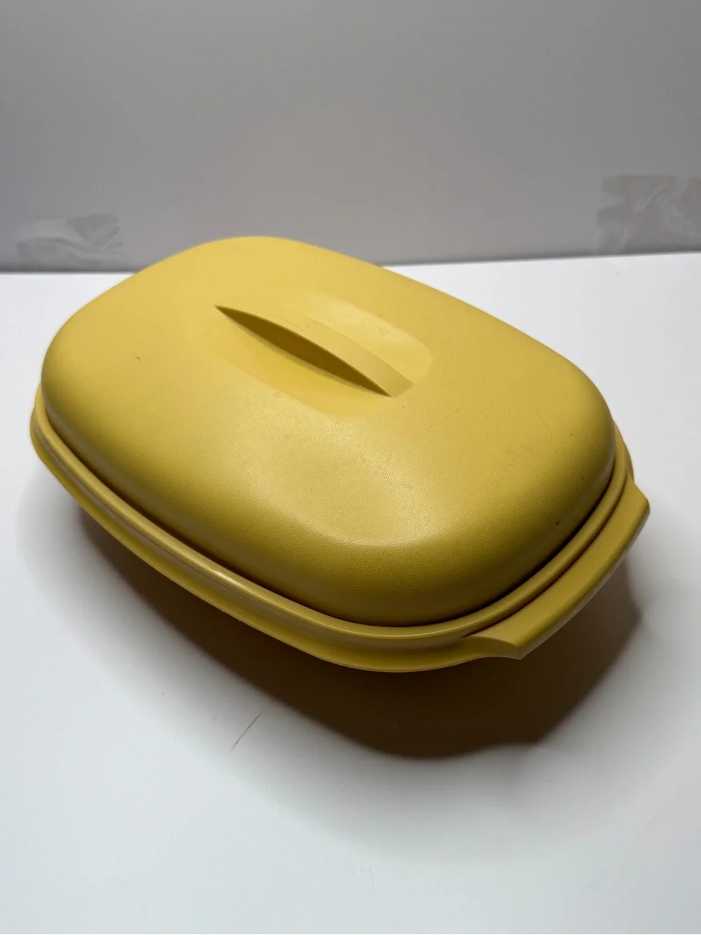 Vintage 1970's Tupperware Harvest Gold Vegetable Steamer
